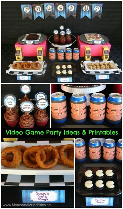 video game decorations for party|retro video game party decorations.